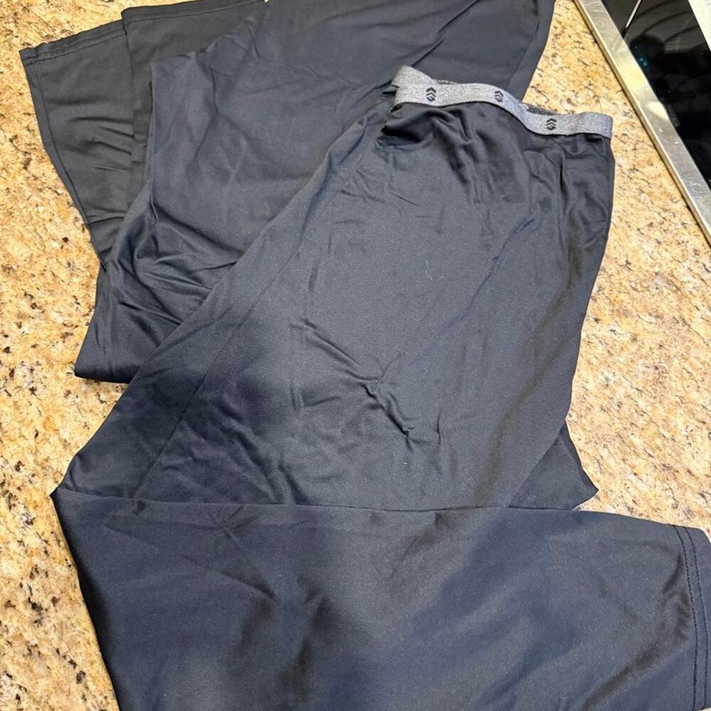 2 x free country black layer pants